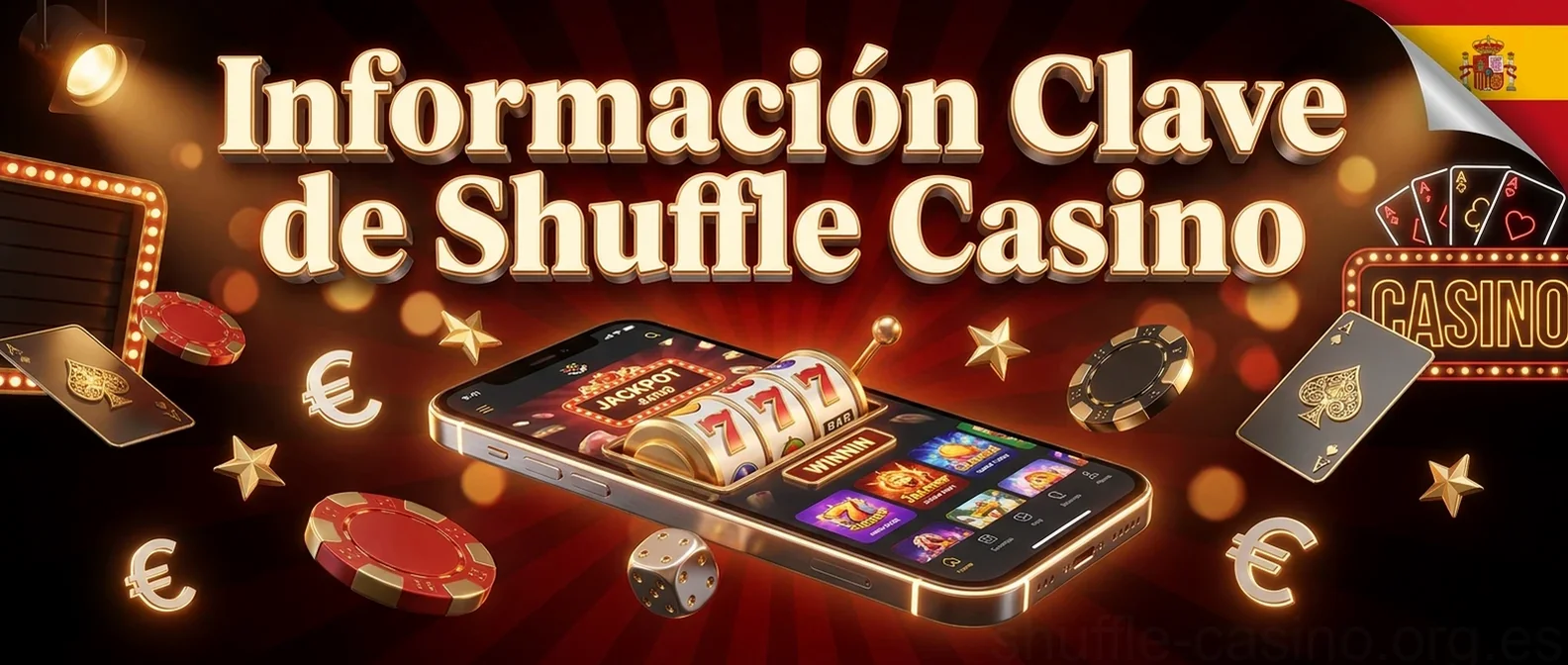Información Clave de Shuffle Casino